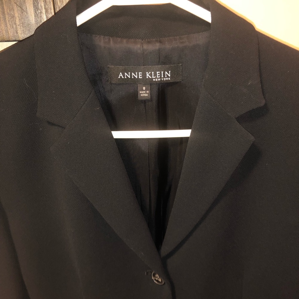 Ann Klein Navy Blazer Size 8